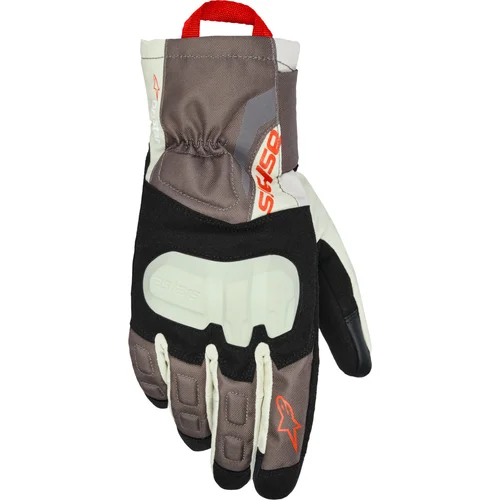 Rukavice XT-3 DRYSTAR INSULATED ALPINESTARS 3520426-8051-L (tmavohnedé/pieskové/čierne/oranžové, veľkosť L)