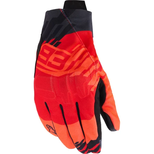 Rukavice REEF V2 MM93 kolekcia ALPINESTARS 3561125-3034-S (červená fluo/červená/čierna, veľkosť S)