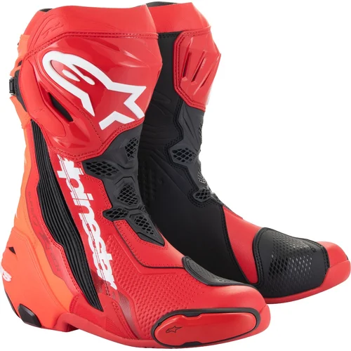 Topánky SUPERTECH R ALPINESTARS 2220021-3029-45 (červená fluo/červená, veľkosť 45)