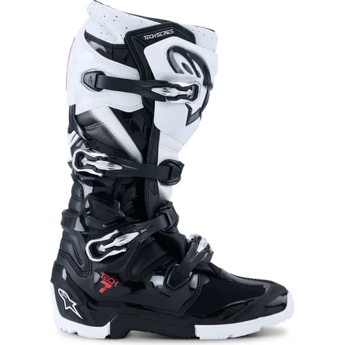 Topánky TECH 7 ENDURO (čierna/biela, veľkosť 45,5) /ALPINESTARS/ - obr. 1