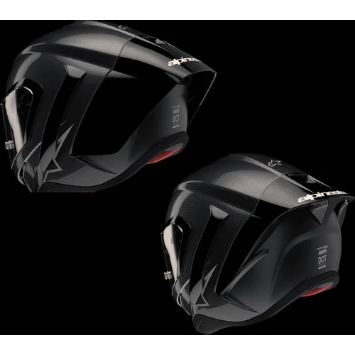 Prilba supertech R10 solid 8200124-2170-L (biela/matný karbon, veľkosť L) /ALPINESTARS/ - obr. 18