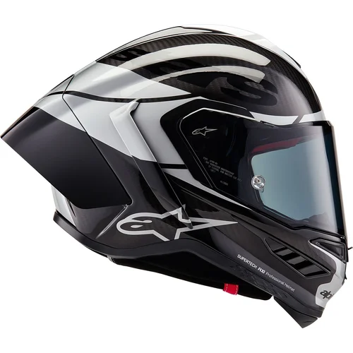 Prilba supertech R10 element (karbon/strieborná/čierna, veľkosť XL) /ALPINESTARS/ - obr. 4