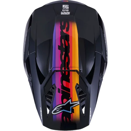 Prilba S-M3 FORCE (čierna/žltá/červená/biela, veľkosť S) /ALPINESTARS/ - obr. 6