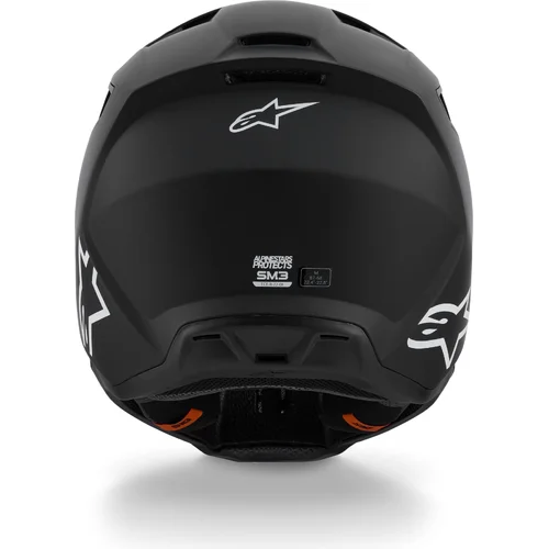 Prilba S-M3 SOLID 8300426-110-M (čierna matná, veľkosť M) /ALPINESTARS/ - obr. 2