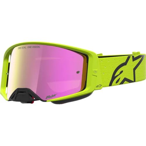 Okuliare SUPERTECH VESTA ALPINESTARS 5100727-5002-TU (žltá fluo/čierna, zrkadlové červené plexi) 2027