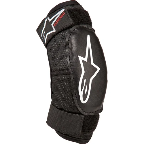 Chrániče lakťov BIONIC KICKSTART ALPINESTARS 6540824-13-7/9 detské, (čierna/červená, veľkosť 7/9 rokov)