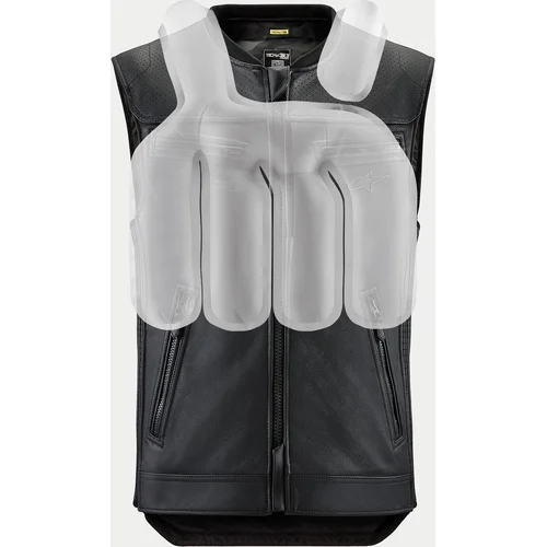 Airbagová vesta TECH-AIR®3 V2 LEATHER system (čierna, veľkosť 3XL) /ALPINESTARS/ - obr. 8