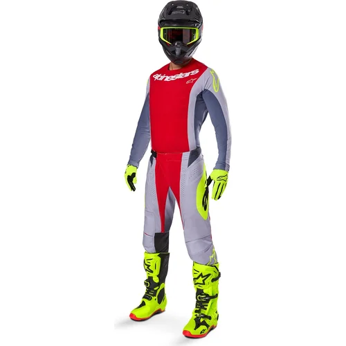 Dres TECHSTAR MELT, (červená/sivá, veľkosť L) /ALPINESTARS/ - obr. 3