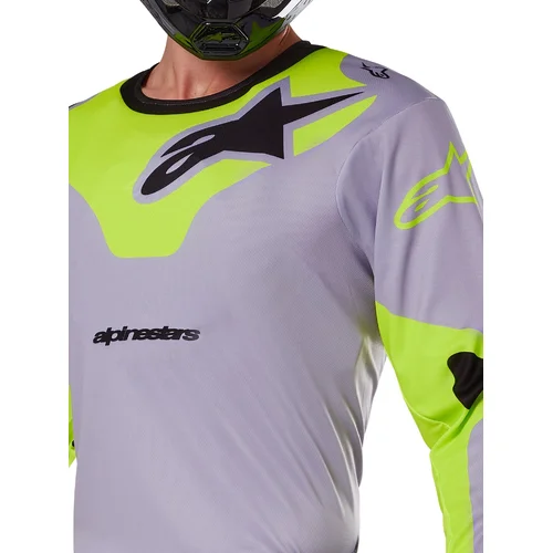 Dres RACER VEIL, (sivá/žltá fluo, veľkosť M) /ALPINESTARS/ - obr. 8