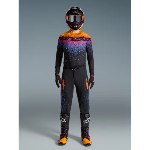 Čierna/multicolor dres SUPERTECH limitovaná edícia BLACK HOLE, veľkosť M) /ALPINESTARS/ - obr. 14