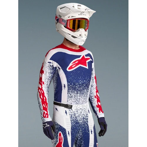 Dres TECHSTAR limitovaná edícia UNITY, (červená/biela/modrá, veľkosť L) /ALPINESTARS/ - obr. 7