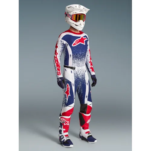 Dres TECHSTAR limitovaná edícia UNITY, (červená/biela/modrá, veľkosť S) /ALPINESTARS/ - obr. 11
