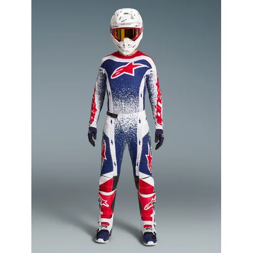 Dres TECHSTAR limitovaná edícia UNITY, (červená/biela/modrá, veľkosť S) /ALPINESTARS/ - obr. 12
