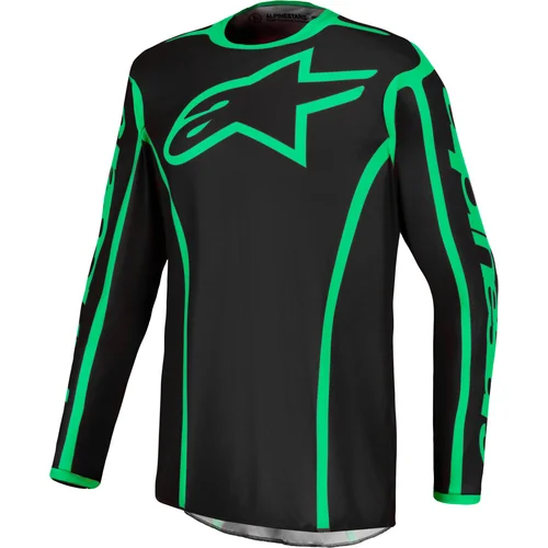 Čierna/zelená fluo ALPINESTARS 3761227-1069-XL dres FLUID APEX V2, veľkosť XL)