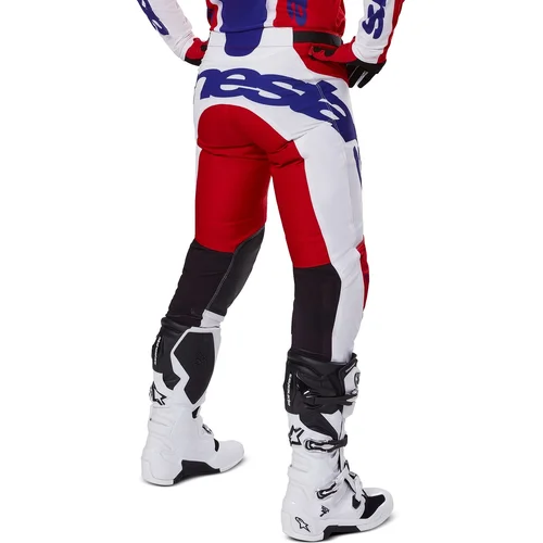 Nohavice RACER VEIL (červená/biela, veľkosť 38) /ALPINESTARS/ - obr. 7