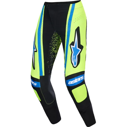Nohavice TECHSTAR NOMUR ALPINESTARS 3721026-7268-34 (tmavomodrá/žltá fluo/modrá, veľkosť 34)
