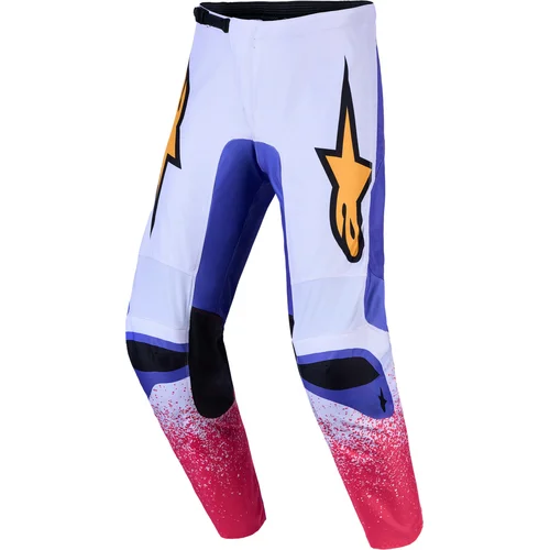 Nohavice FLUID DRAG ALPINESTARS 3721327-3193-30 (svetlosivá/fialová/zlatá, veľkosť 30)