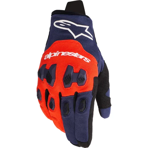 Rukavice PRO-DURA ALPINESTARS 3560425-7162-XXL (modrá/oranžová/biela, veľkosť 2XL)