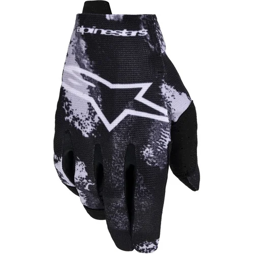 Rukavice RADAR YOUTH ALPINESTARS 3541824-9080-M detské, (stupne sivej/camo, veľkosť M)