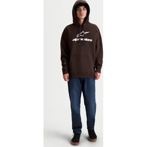 Mikina prelude oversized hoodie (hnedá, veľkosť M) /ALPINESTARS/ - obr. 3