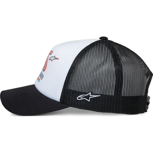 Biela/čierna) šiltovka AYESS TRUCKER /ALPINESTARS/ - obr. 1