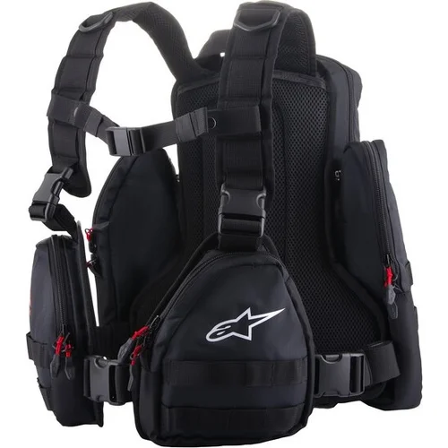 Batoh techdura tactical (čierna/biela, celkový objem až 9 l) 2027 /ALPINESTARS/ - obr. 2