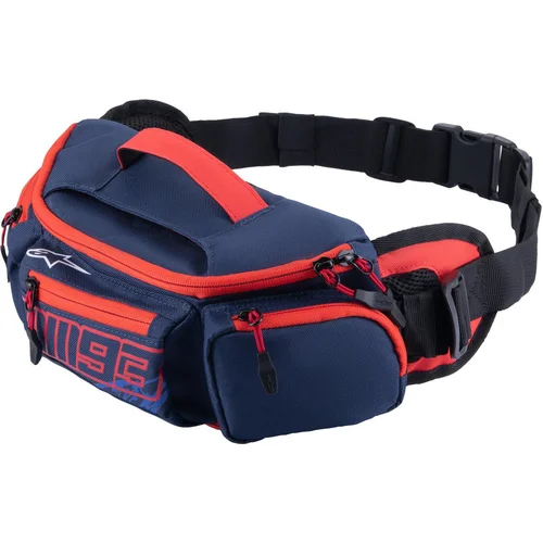 Ľadvinka MM93 kolekcia, ALPINESTARS (červená fluo/modrá, objem 2,5 l)