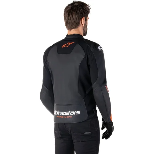 Bunda FASTER 3 (čierna/červená fluo, veľkosť 54) /ALPINESTARS/ - obr. 11