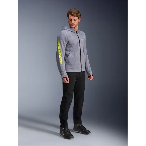 Bunda chrome V2 sport (sivá/žltá fluo, veľkosť M) /ALPINESTARS/ - obr. 3
