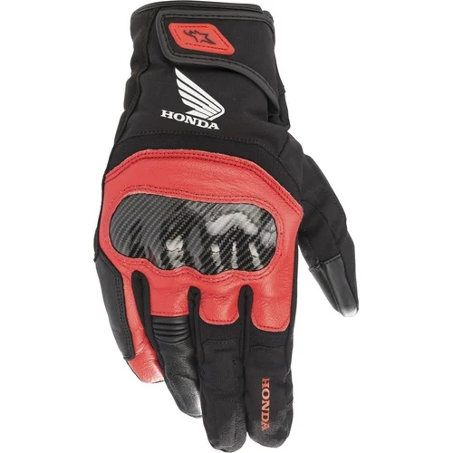 Rukavice SMX Z DRYSTAR HONDA kolekcia ALPINESTARS 3527321-1303-XXL (čierna/červená, veľkosť 2XL)