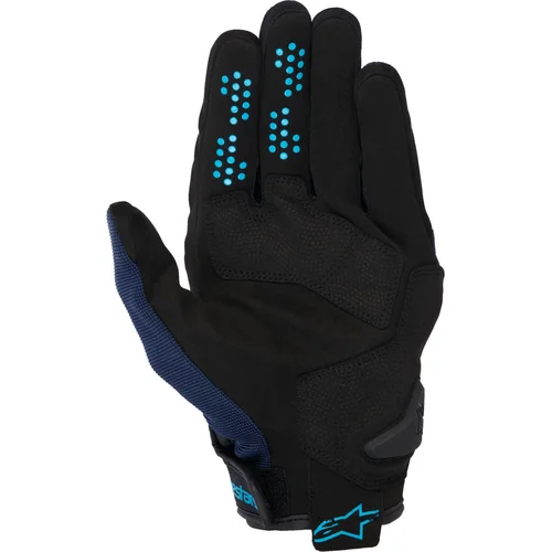 Rukavice CHROME V2 (čierna/modrá/svetlomodrá, veľkosť L) /ALPINESTARS/ - obr. 1