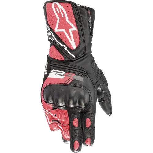 Rukavice STELLA SP-8 ALPINESTARS 3518321-1832-L dámske, (čierna/biela/ružová, veľkosť L)