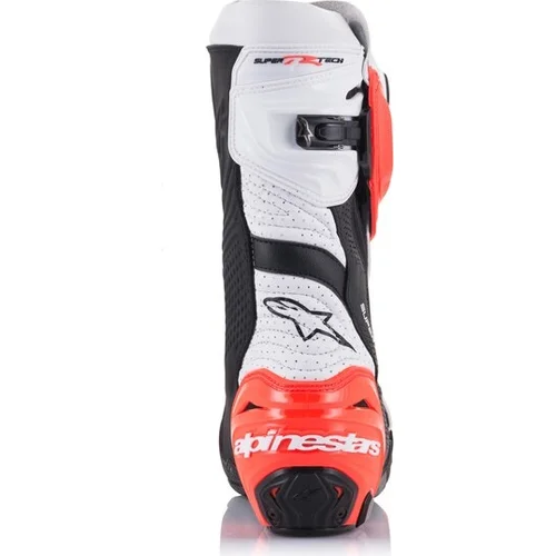 Topánky SUPERTECH R VENTED (čierna/biela/červená fluo, veľkosť 39) /ALPINESTARS/ - obr. 3
