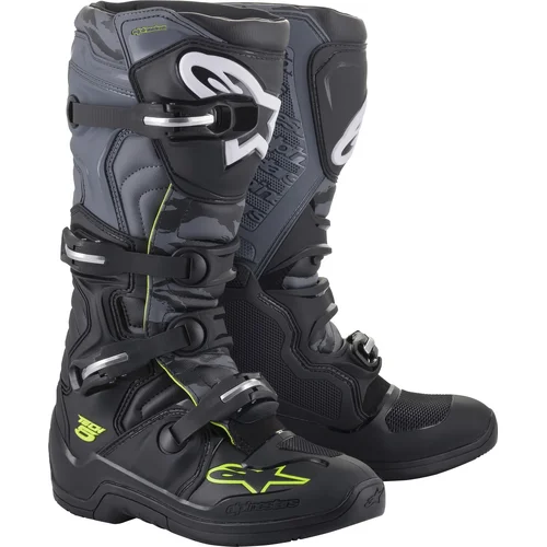 Topánky TECH 5 ALPINESTARS 2015015-1055-48 (čierna/sivá/žltá fluo, veľkosť 48)