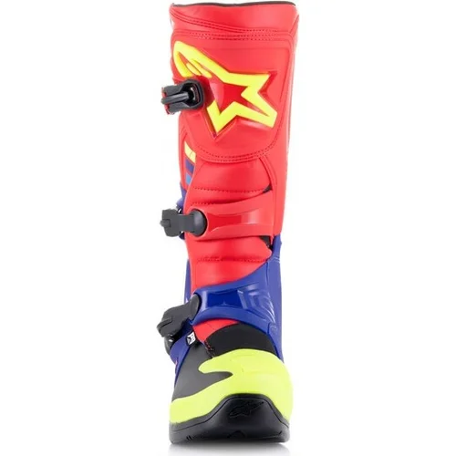 Topánky TECH 3 (červená/modrá/žltá fluo/čierna, veľkosť 42) /ALPINESTARS/ - obr. 2