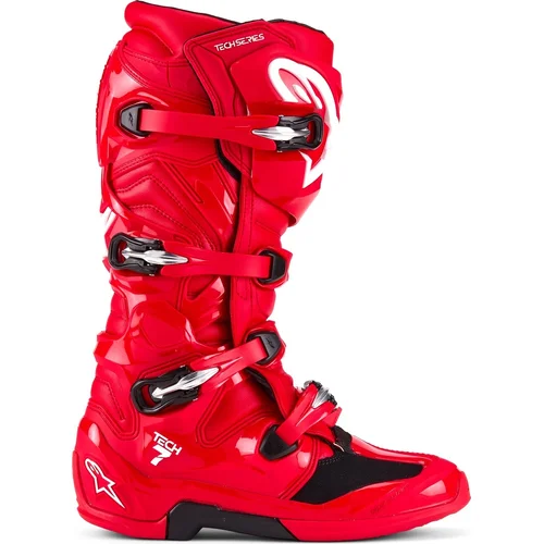 Topánky TECH 7 2012025-3010-10 (červená, veľkosť 44,5) /ALPINESTARS/ - obr. 1
