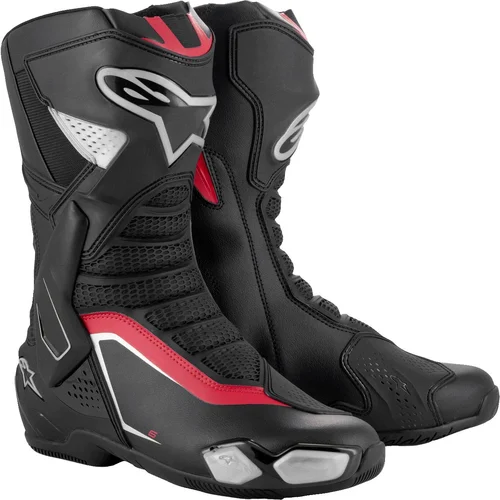 Topánky SMX-6 3 ALPINESTARS 2223025-199-37 (čierna/strieborná/červená, veľkosť 37)