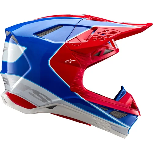 Prilba supertech S-M10 aeon (červená fluo/modrá, veľkosť S) /ALPINESTARS/ - obr. 4