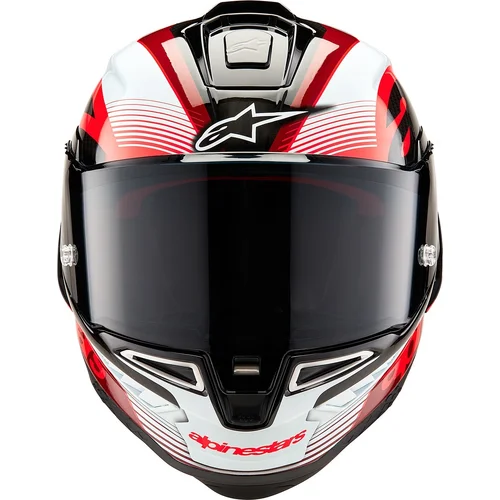 Prilba SUPERTECH R10 TEAM (karbon/červená/biela, veľkosť L) /ALPINESTARS/ - obr. 5