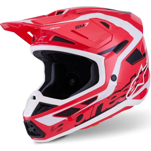 Prilba supertech S-M7 deed ALPINESTARS 8302326-3139-L (červená/čierna/biela, veľkosť L)