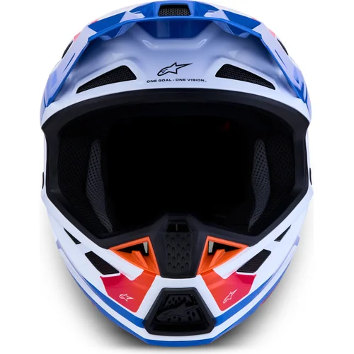 Prilba supertech S-M7 core (biela/modrá/oranžová/ružová, veľkosť S) /ALPINESTARS/ - obr. 2