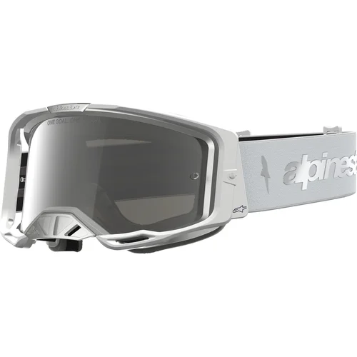 Okuliare VISION 8 AMBER ALPINESTARS 5101427-2096-TU (biela/strieborná, zrkadlové strieborné plexisklo) 2027