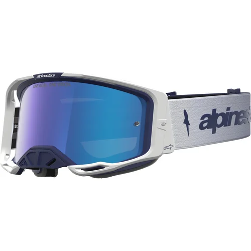 Okuliare VISION 8 AMBER ALPINESTARS 5101427-7357-TU (modrá/biela, zrkadlové modré plexisklo) 2027