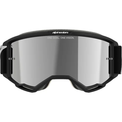 Okuliare VISION 5 CORP (čierna, zrkadlové strieborné plexi) /ALPINESTARS/ - obr. 1