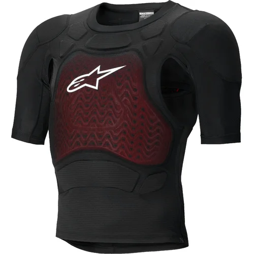 Chránič tela BIONIC PLASMA LT krátky rukáv ALPINESTARS 6500826-12-XXL (čierna/červená/biela, veľkosť 2XL)