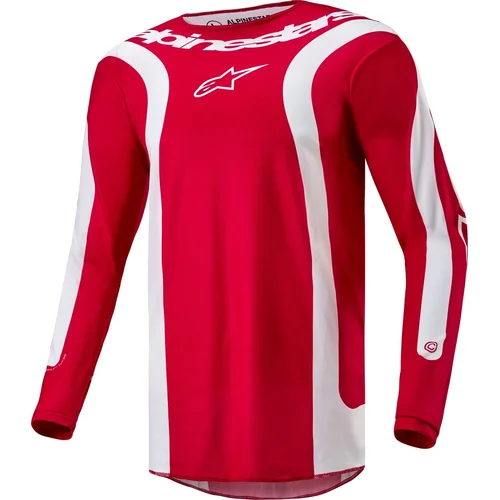 Dres FLUID LURV, (červená/biela, veľkosť XL) /ALPINESTARS/