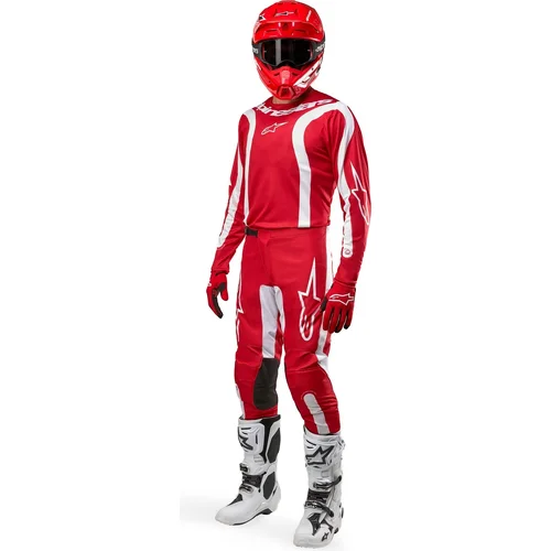 Dres FLUID LURV, (červená/biela, veľkosť XL) /ALPINESTARS/ - obr. 2