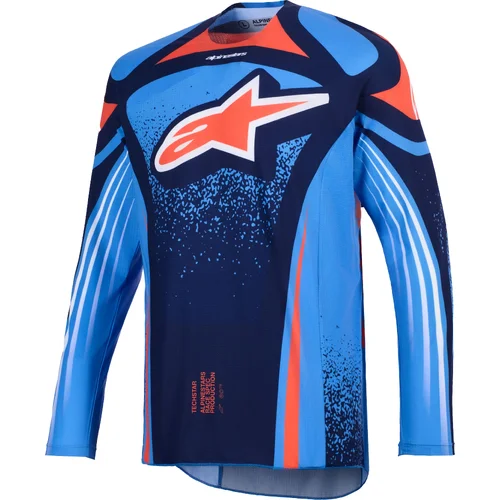 Dres TECHSTAR NOMUR, (tmavomodrá/oranžová/modrá, veľkosť M) /ALPINESTARS/
