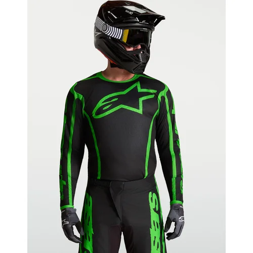 Čierna/zelená fluo dres FLUID APEX V2, veľkosť XL) /ALPINESTARS/ - obr. 8