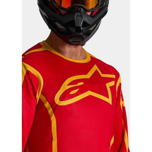 Dres FLUID APEX V2, (červená/zlatá, veľkosť L) /ALPINESTARS/ - obr. 9